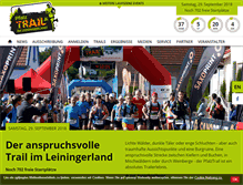 Tablet Screenshot of pfalztrail.de
